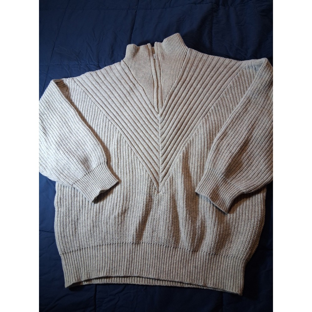 Vintage Saint Pierre Sweater Made in‎ Italy Lambs Wool Mesium 1/4 Zip